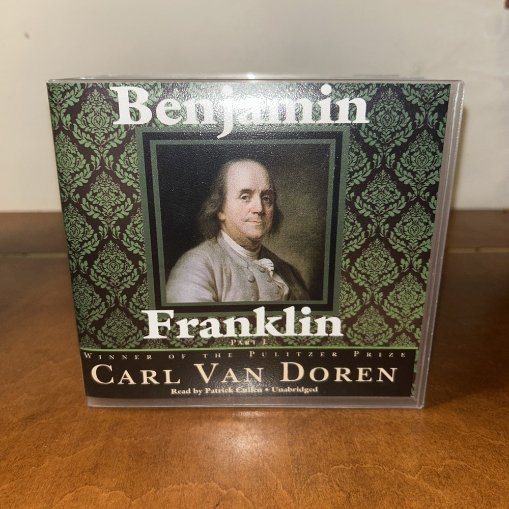 Benjamin Franklin Carl Van Dorem Audiobook 28 Disc Set
